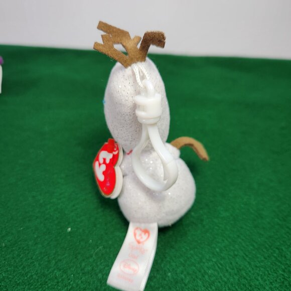TY Beanie Baby Lot of 3 OLAF Keychain 4.5" Sully Teenie Beanie 3.5" Sage - Picture 6 of 13